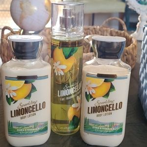 🍋💫Bath & Body Works Sparkling Limoncello set